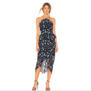 NWT Elliott Times Dress in Blue Multi, Size Small